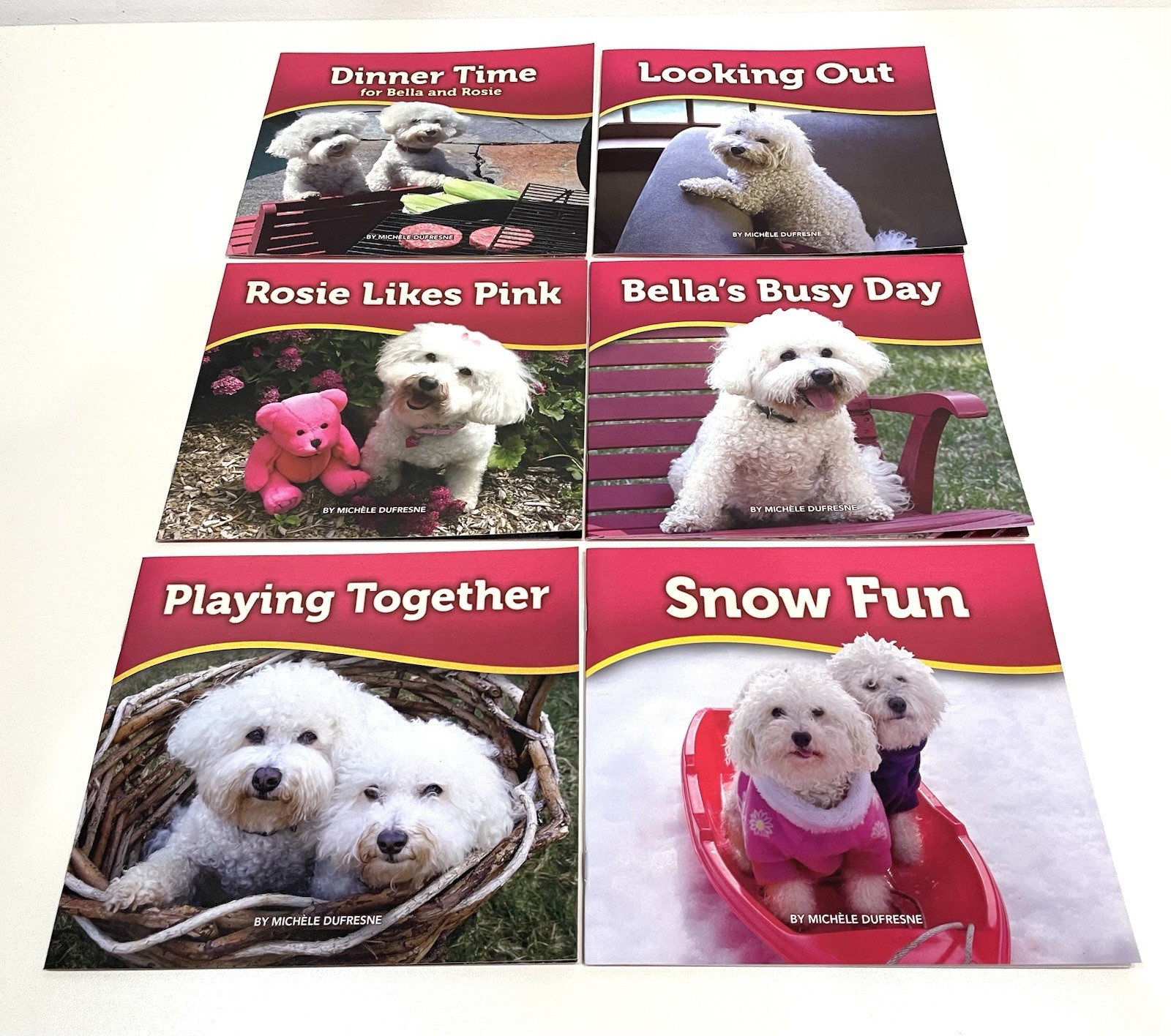 Bella & Rosie Early Readers Books Red 6 Pioneer Valley Dufresne Homeschool A