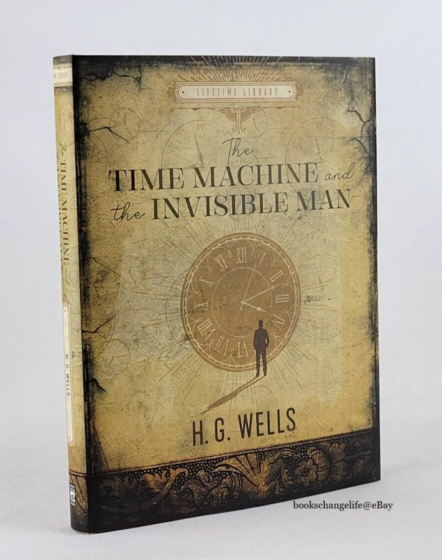 THE TIME MACHINE and THE INVISIBLE MAN H.G. Wells Hardcover (8″x6″) *Brand New*