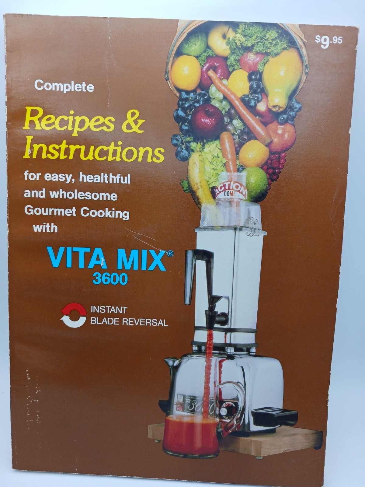 Vintage 1981 Vita Mix 3600 Complete Recipes & Instructions Easy Healthful PB