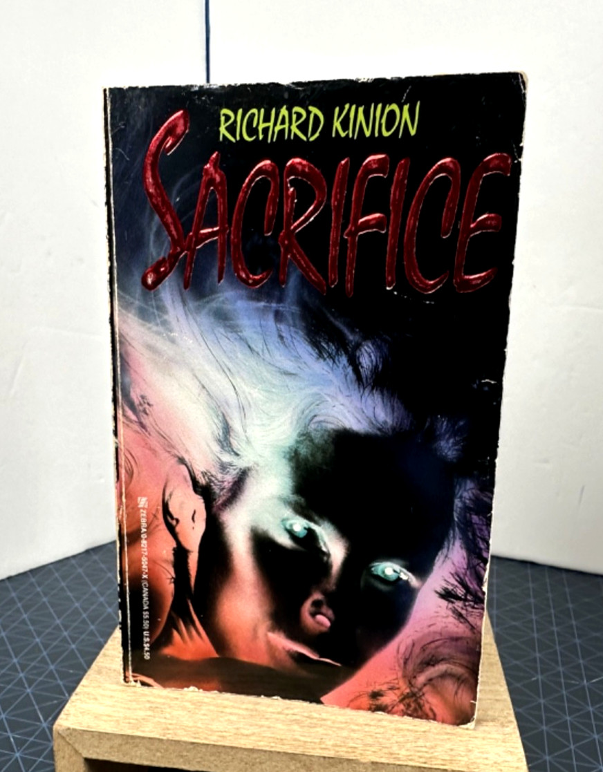 Sacrifice by Richard Kinion (Edward Lee) (Zebra, 1995, Horror Paperback) OOP