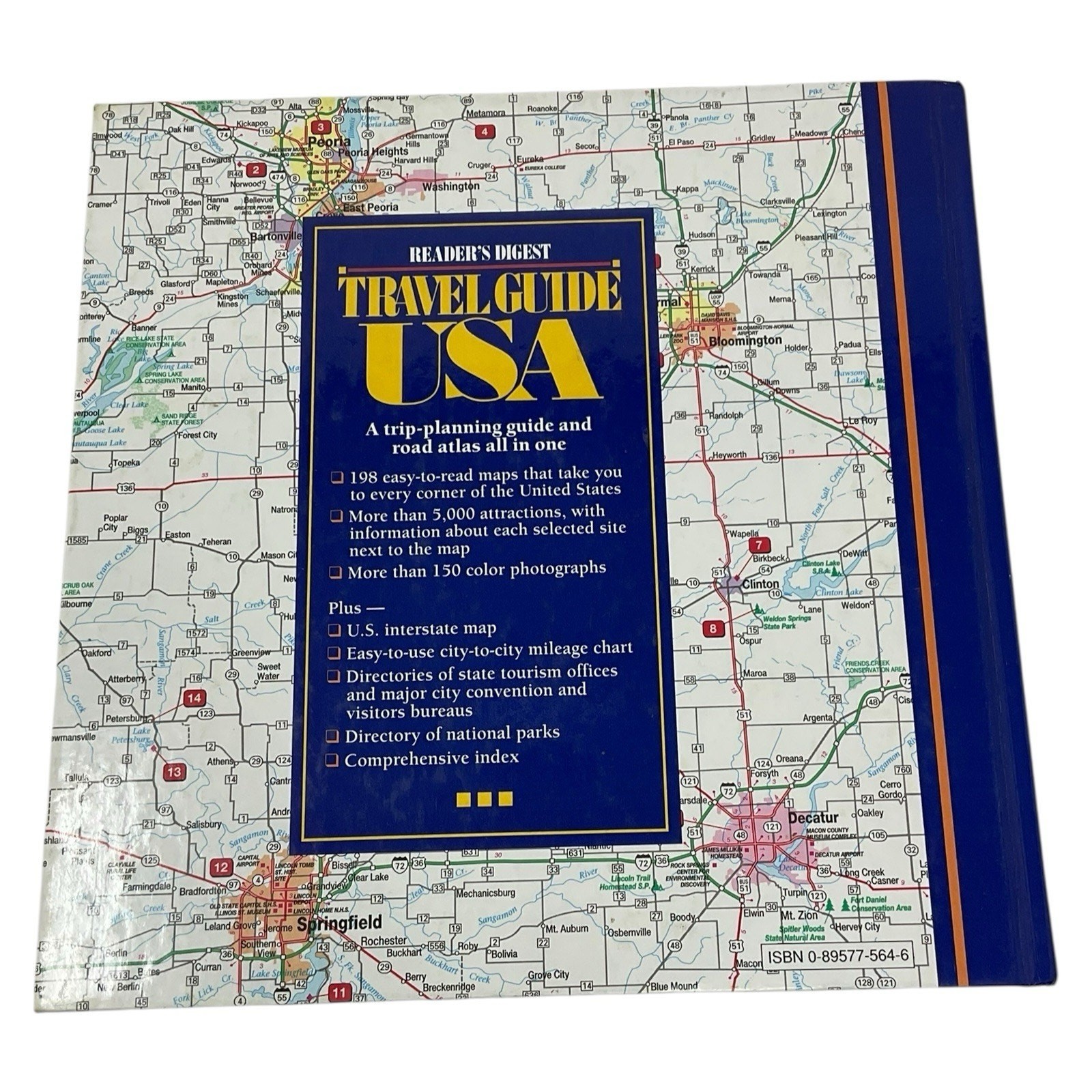 Vintage 1994 Readers Digest TRAVEL GUIDE USA 432 pages HC