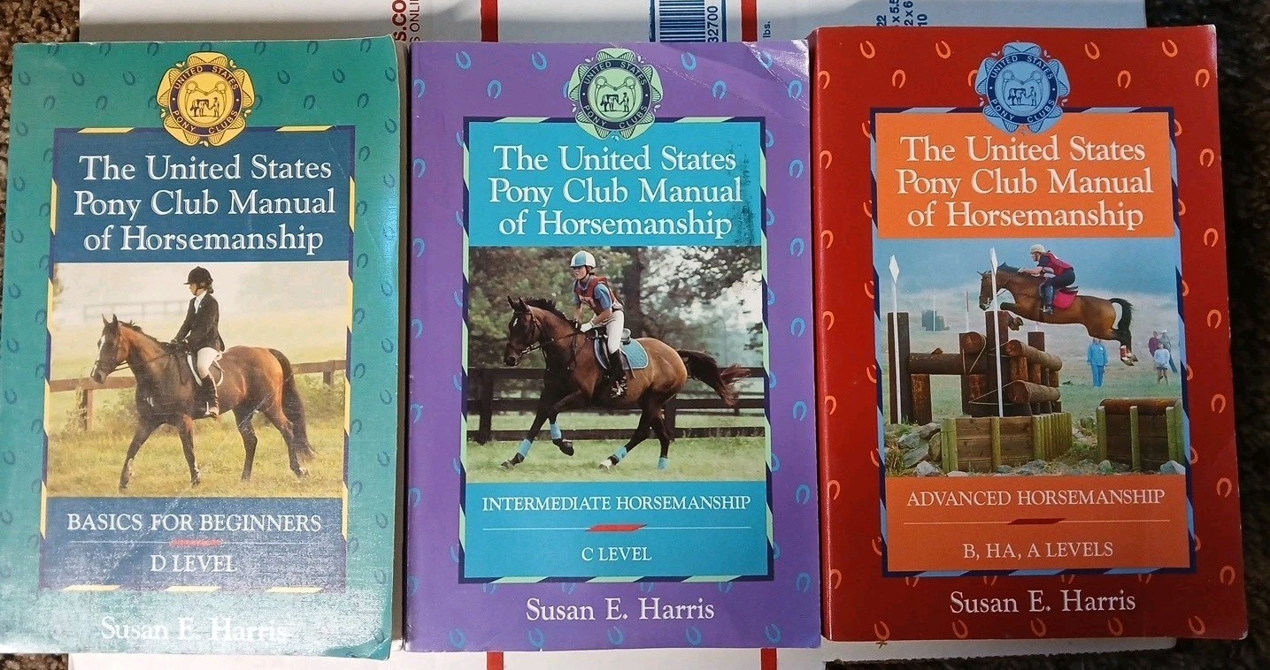 USPC Manual of Horsemanship Books 1 2 3 Set – United States Pony Club