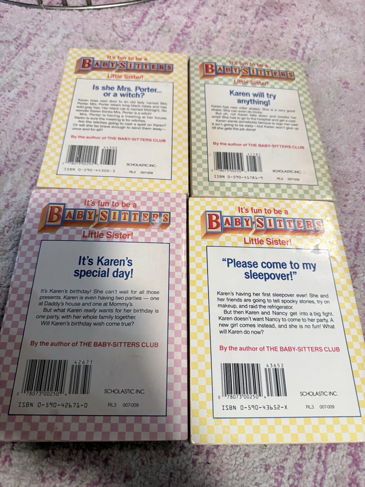Lot of 29 Babysitters Little Sister Books, Little Apple Scholastic – No Repeats