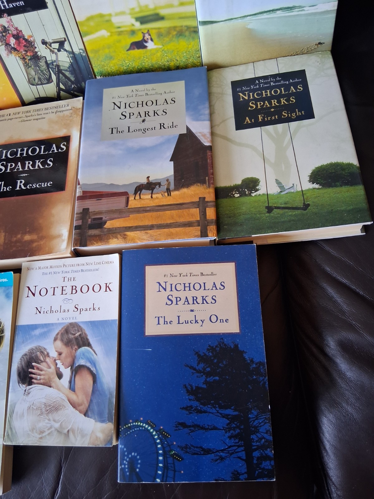 Lot of 17 Hardcover & Softcover Books by Nicholas Sparks – Random Mix Complete