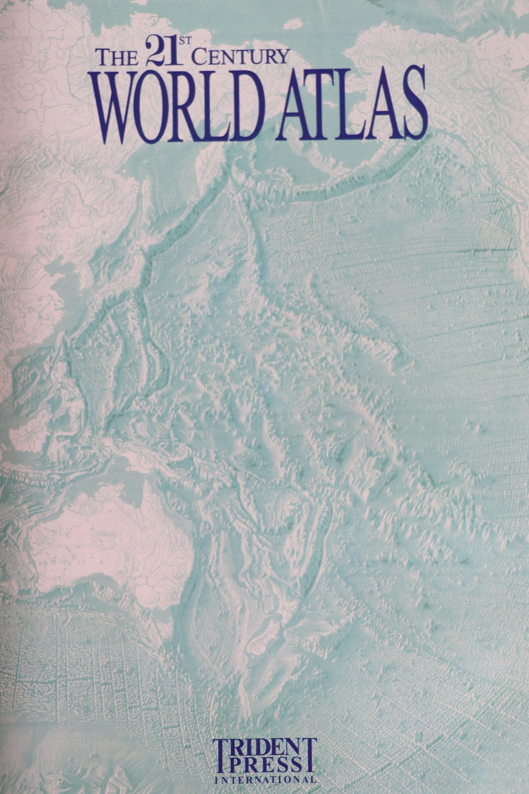 The 21st Century World Atlas🌎Trinity Press Large HC 2000 Illustrated Maps Italy