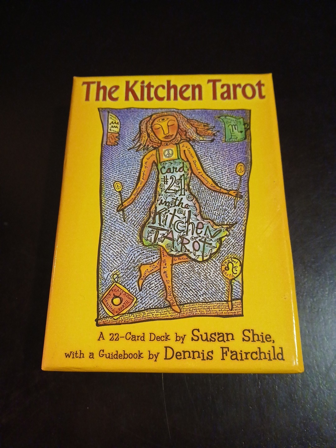 The Kitchen Tarot : A 22-Card Deck with a Guidebook by Dennis Fairchild Open Box