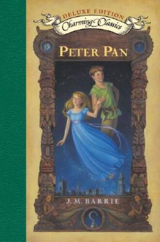 Peter Pan Deluxe Book and Charm (Charming Classics) – Hardcover – GOOD