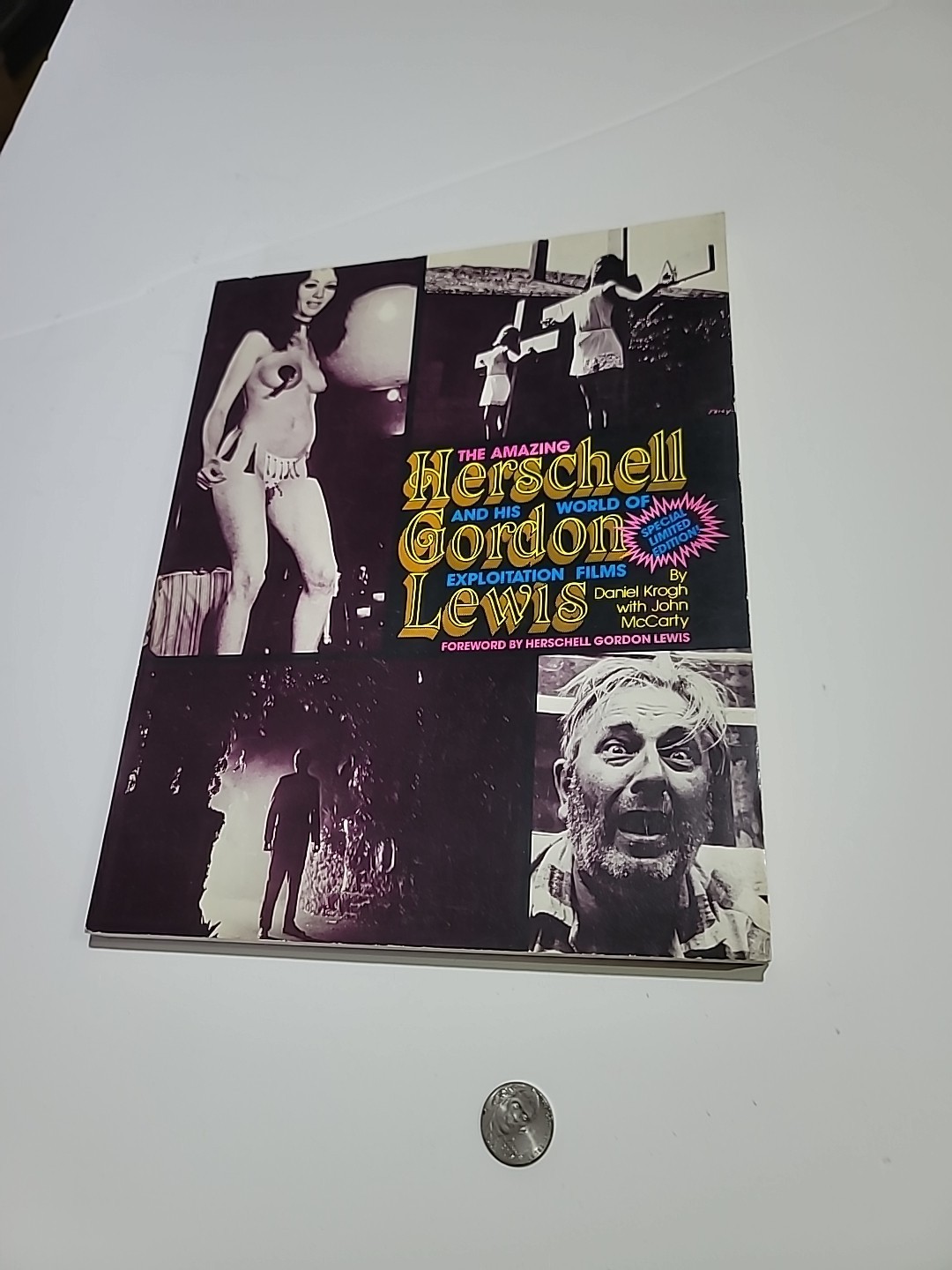 The Amazing Herschell Gordon Lewis Book Autographed As Shown
