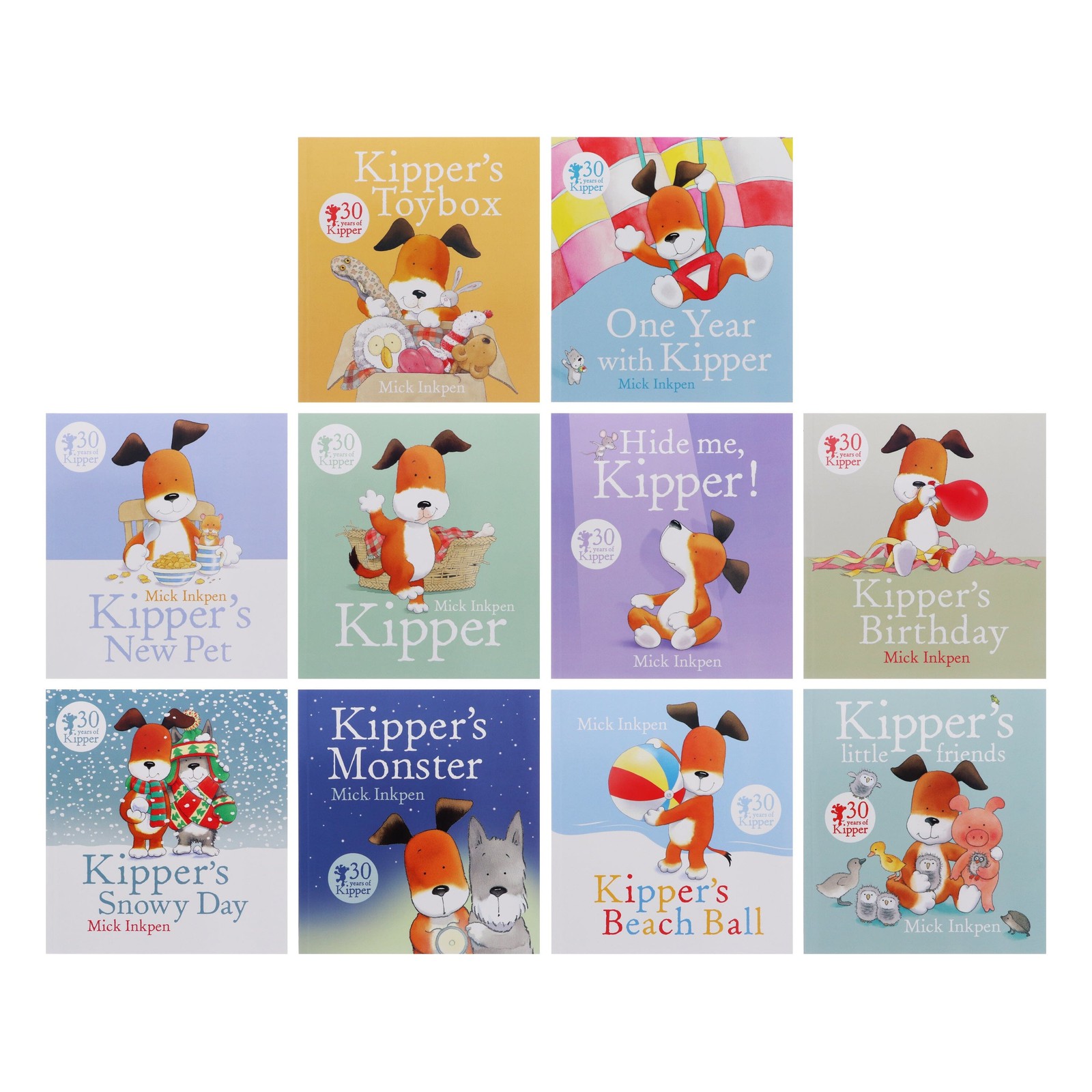 Kipper the Dog Collection 10 Books Set by Mick Inkpen – Ages 3-5 – Paperback