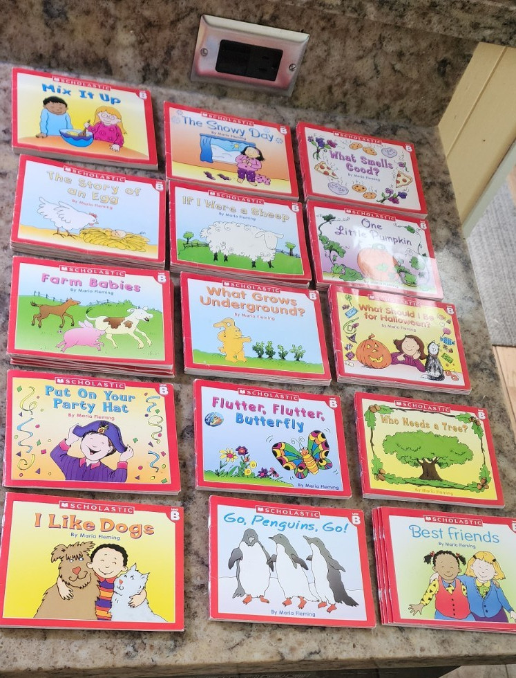 Scholastic Little Leveled Readers Level B Homeschooling Boxed Set Classroom