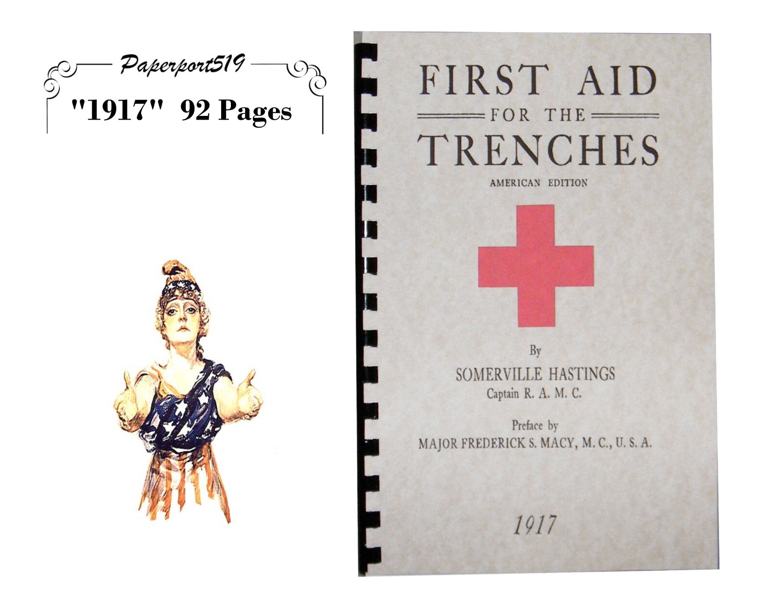First Aid For The Trenches “1917” 92 Pages