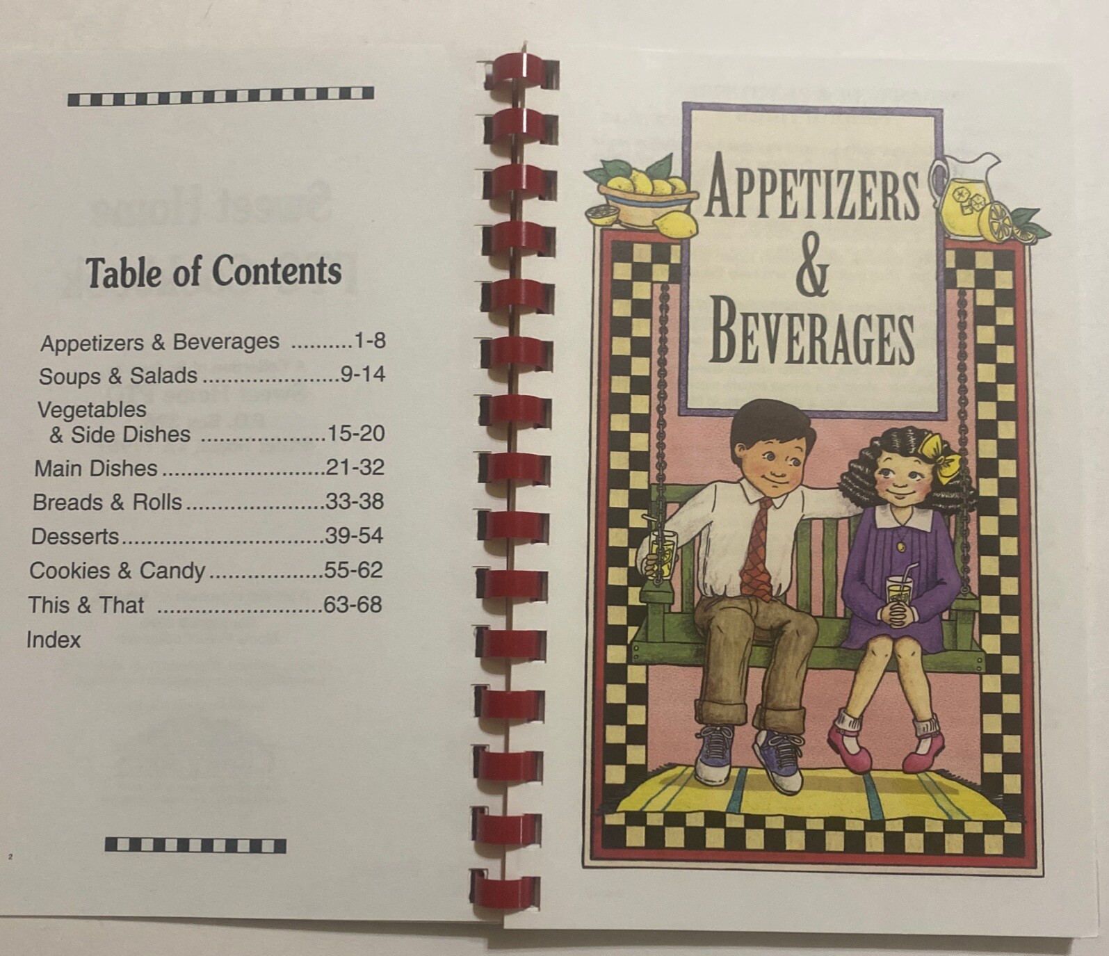 Sweet Home PTO Community Cookbook Texas Morris Press Spiral Bound