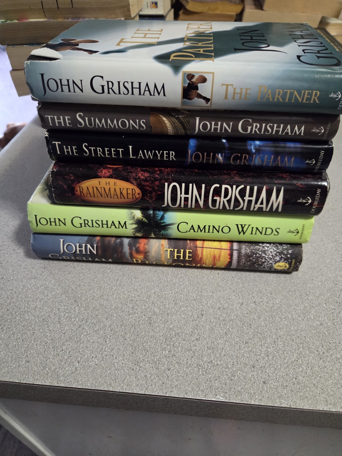 John Grisham. Lot Of 6 Hardcover Legal Crime Thriller