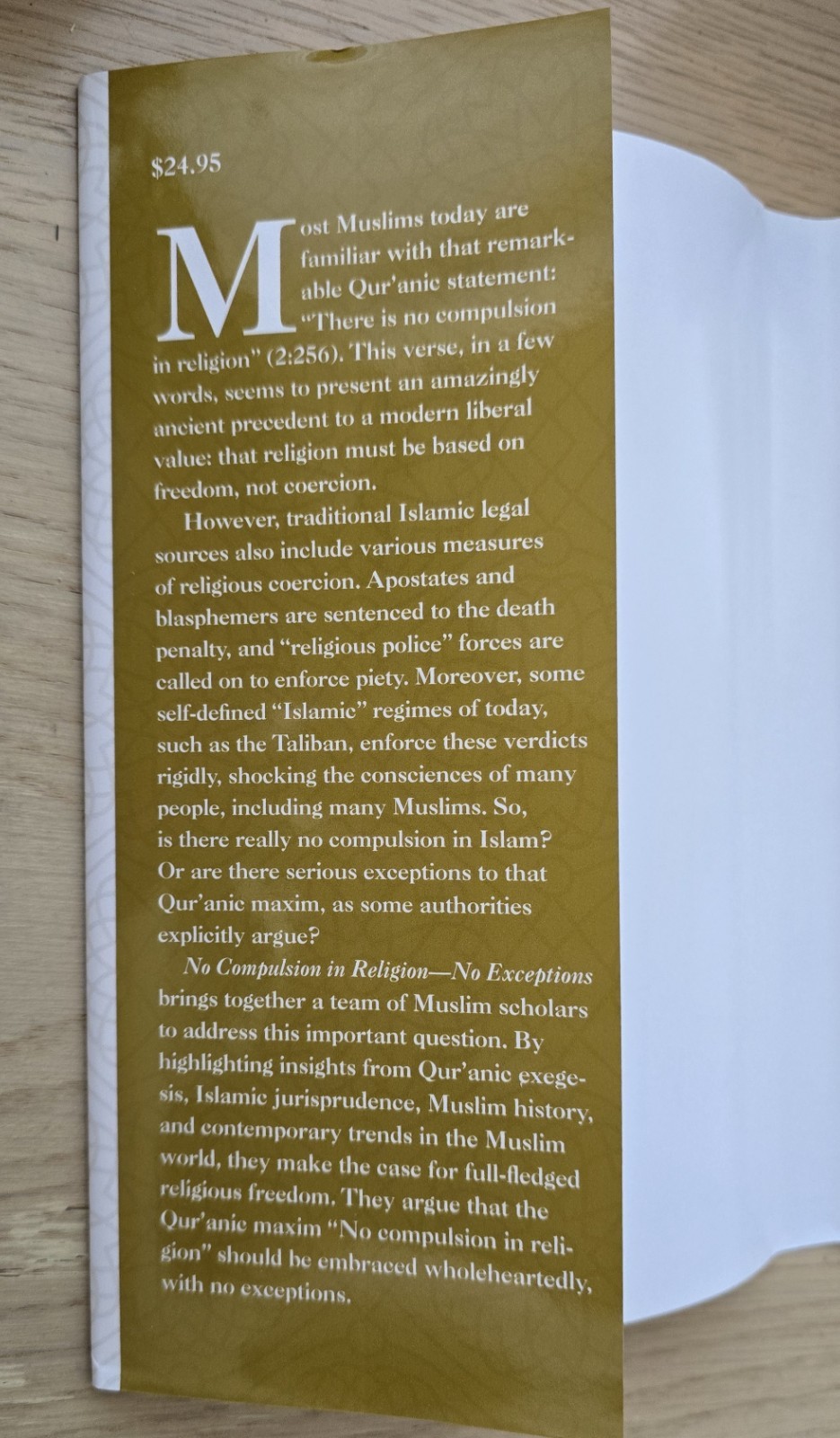 No Compulsion in Religion: No Exceptions – Islamic Arguments for Religious Fre..