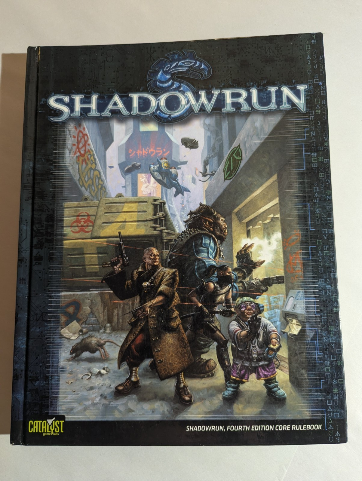 Shadowrun RPG Fourth Edition Catalyst Game Labs 26000 HC Core Rulebook PLS Read