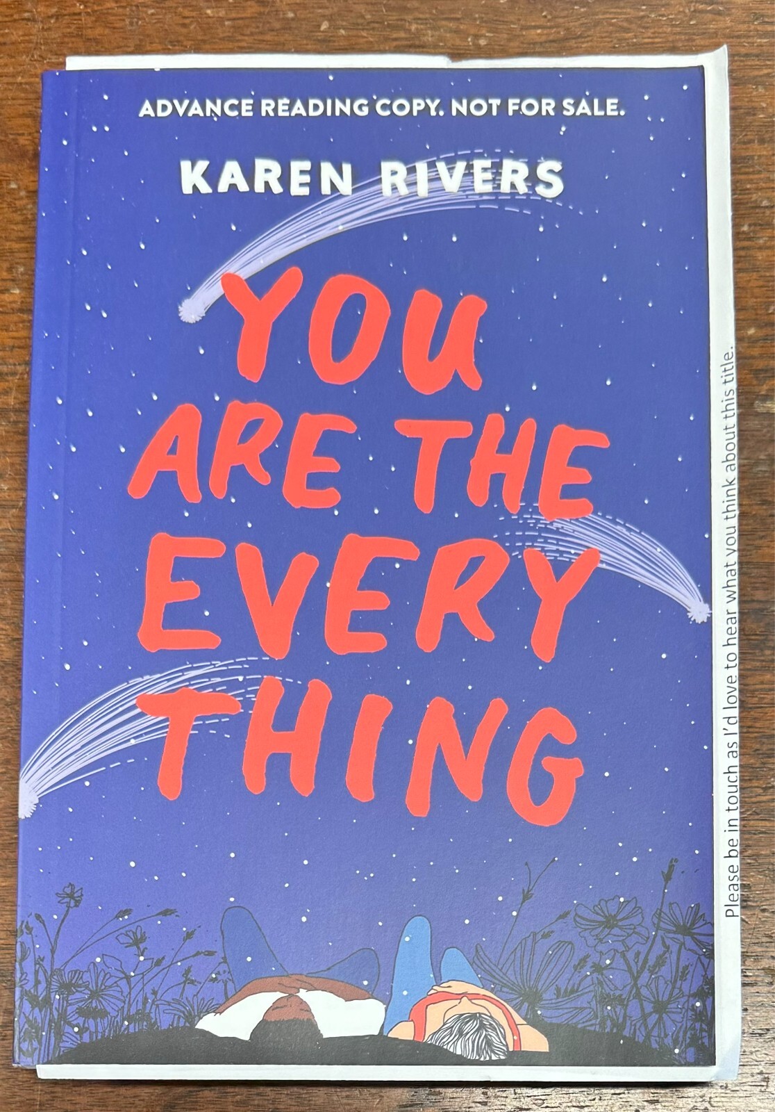 You Are the Everything by Karen Rivers (2018 Trade Paperback) Uncorrected Proof