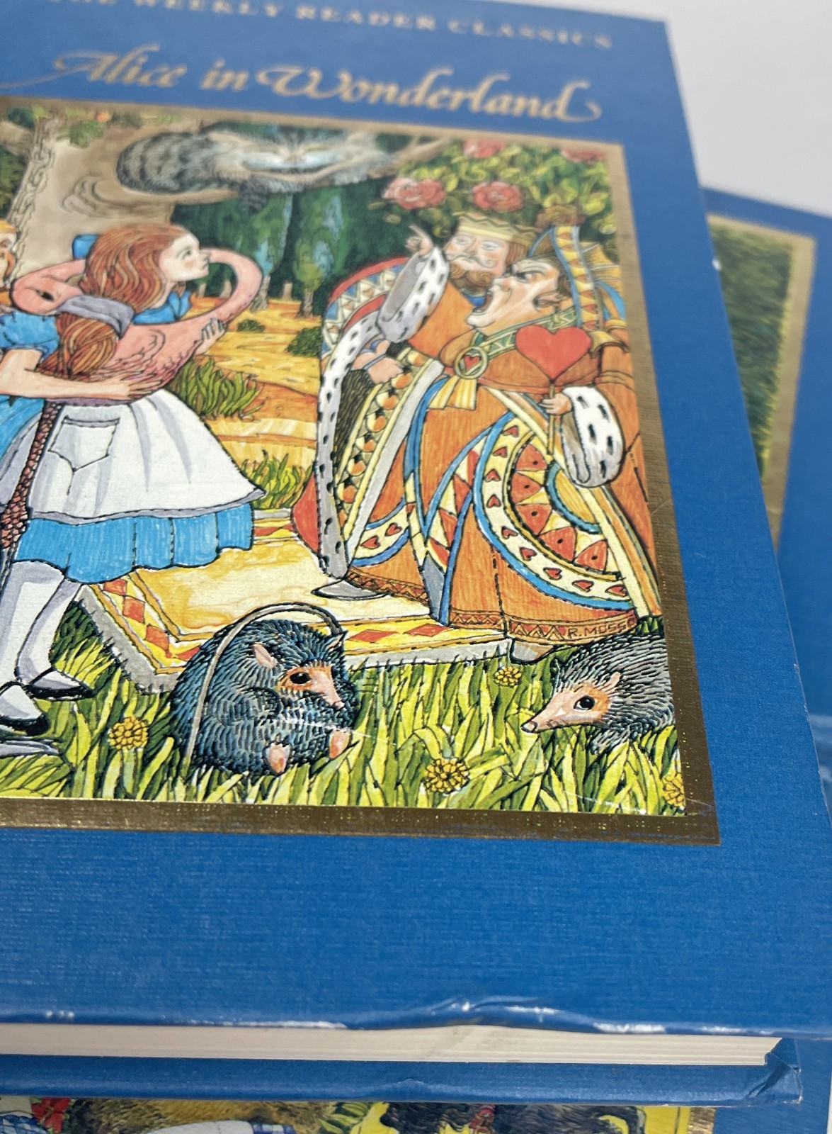 3 Weekly Reader Classics Hardback Book Heidi Alice Wonderland Wizard Oz 1983