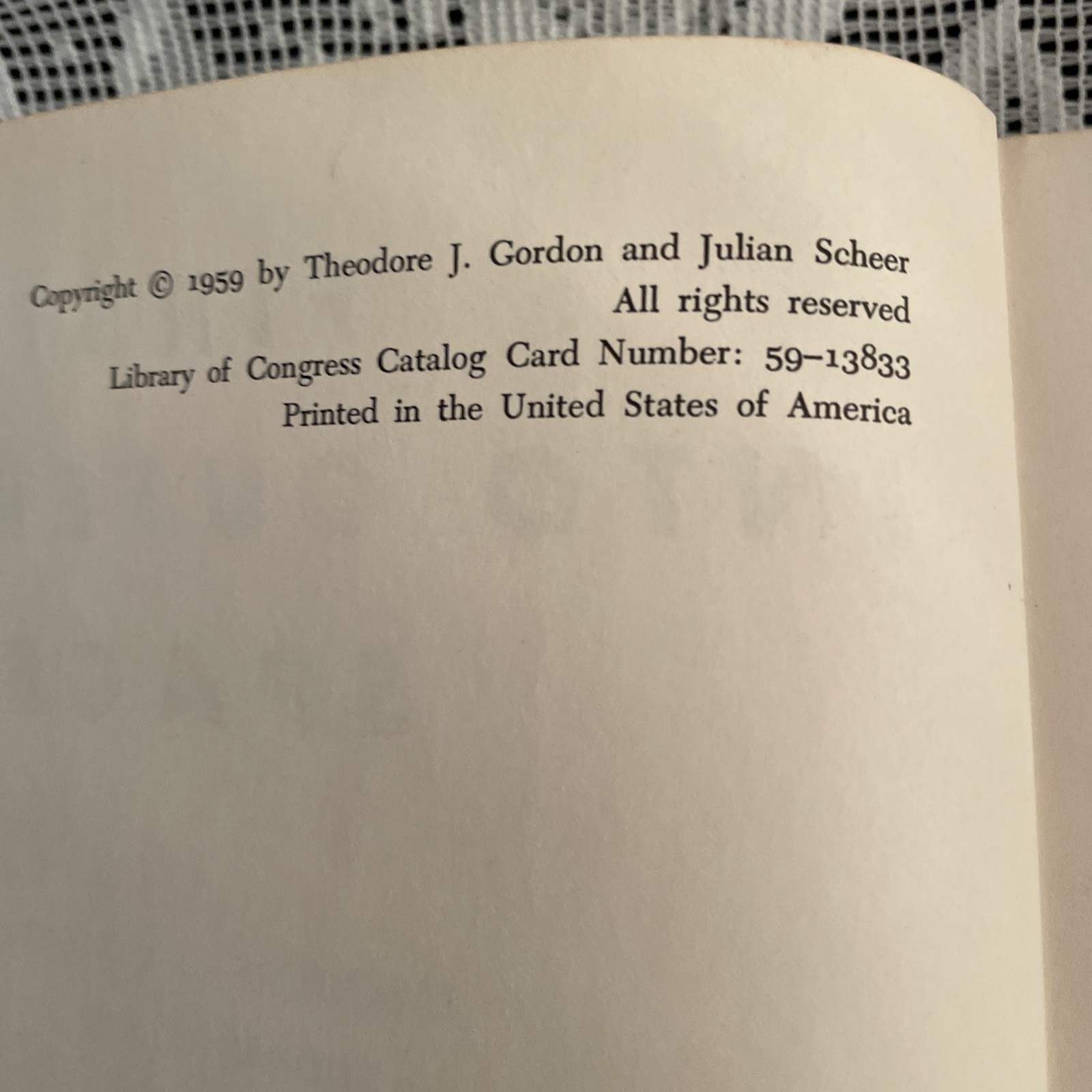 First Into Outer Space by Ted Gordon & Julian Scheer ~First Edition Hardcover DJ