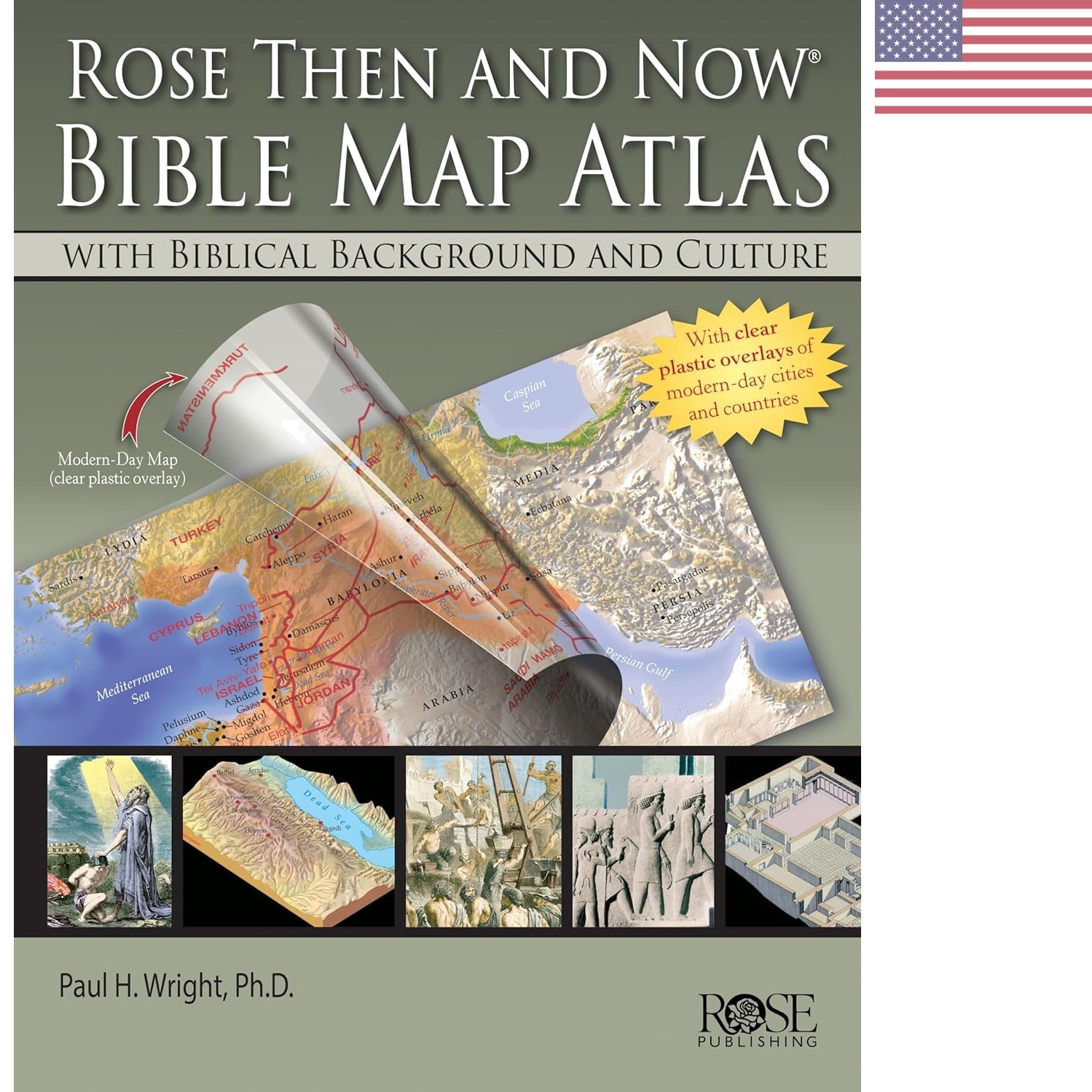 Your Comprehensive Bible Reference: Rose Then and Now Map Atlas with 272 Pages