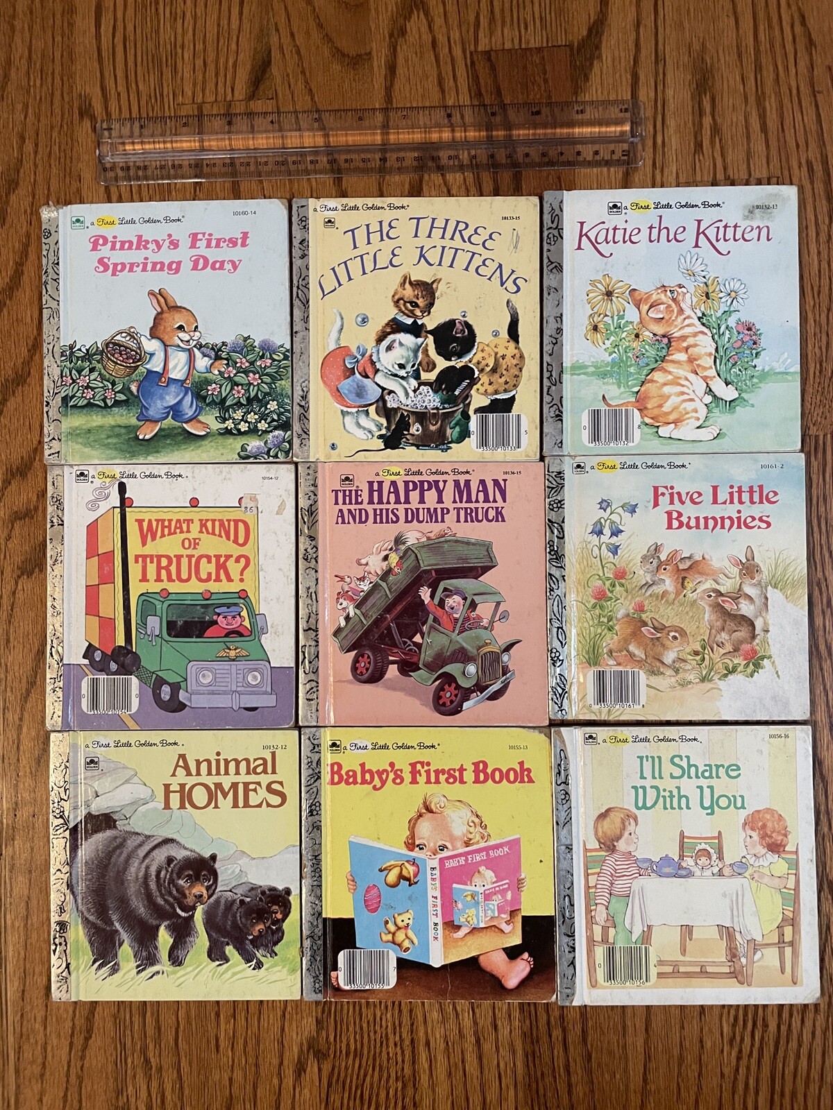 Vintage Lot Of 9 Little Golden Books Special “medium” 5 X 6 Inches 1959 – 1980s
