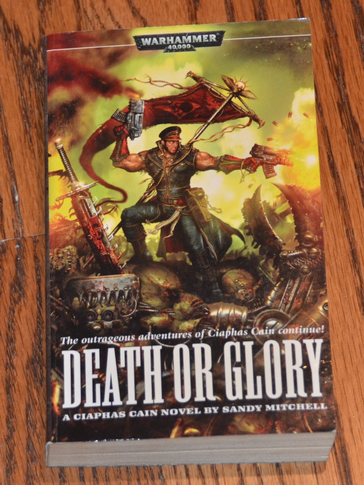 Death or Glory paperback book by Sandy Mitchell WARHAMMER 40K CIAPHAS CAIN 2006