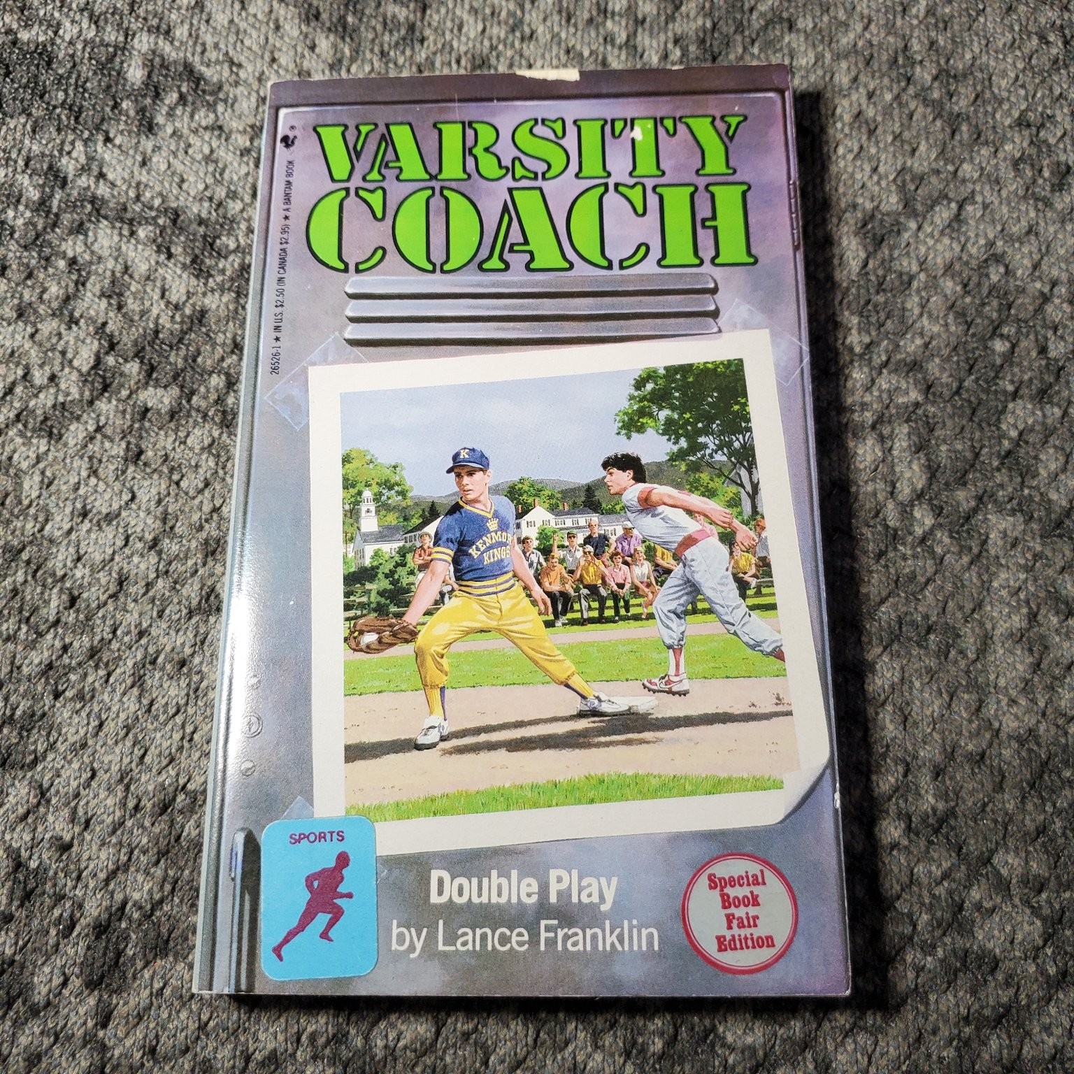 Varsity Coach Double Play Lance Franklin 1987 Special Book Fair Bantam
