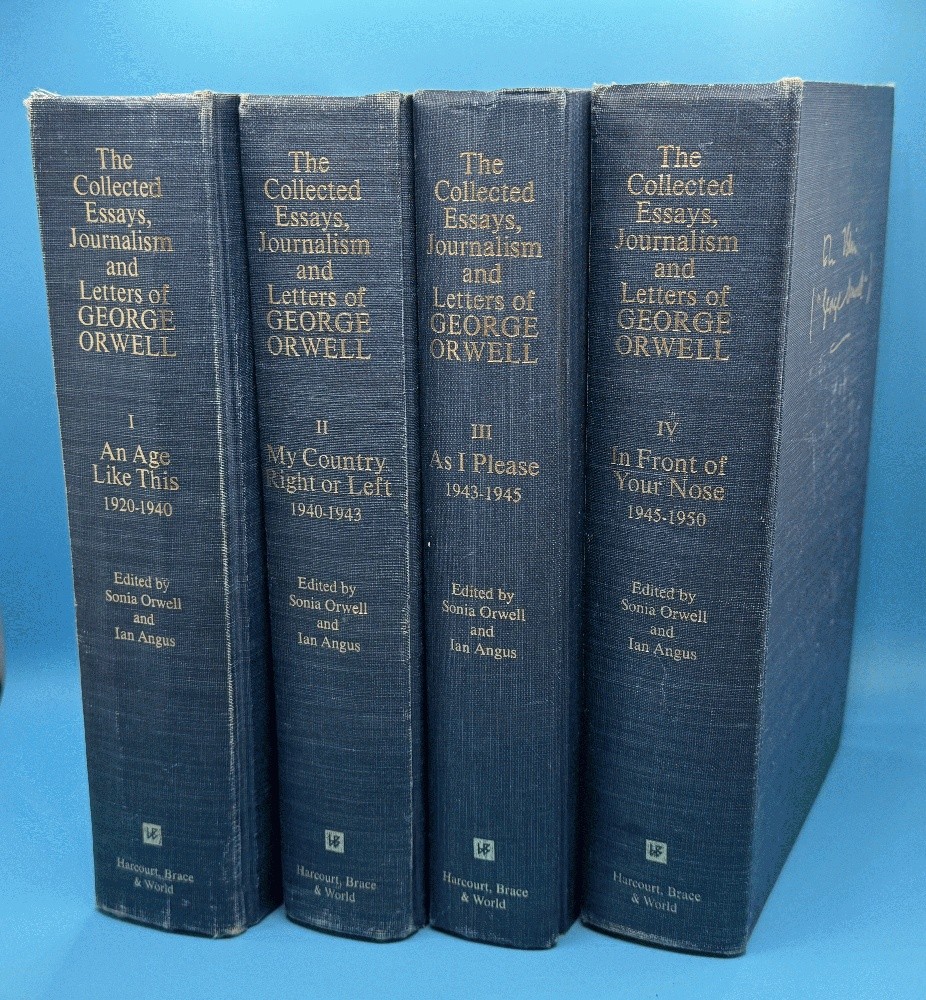 The Collected Essays, Journalism and Letters of George Orwell, 4 Volumes