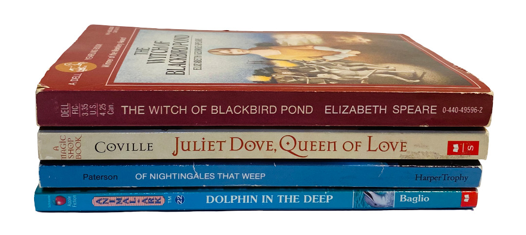 Lot of 4 Books | Children & Young Adult Literature | Speare, Coville, Paterson