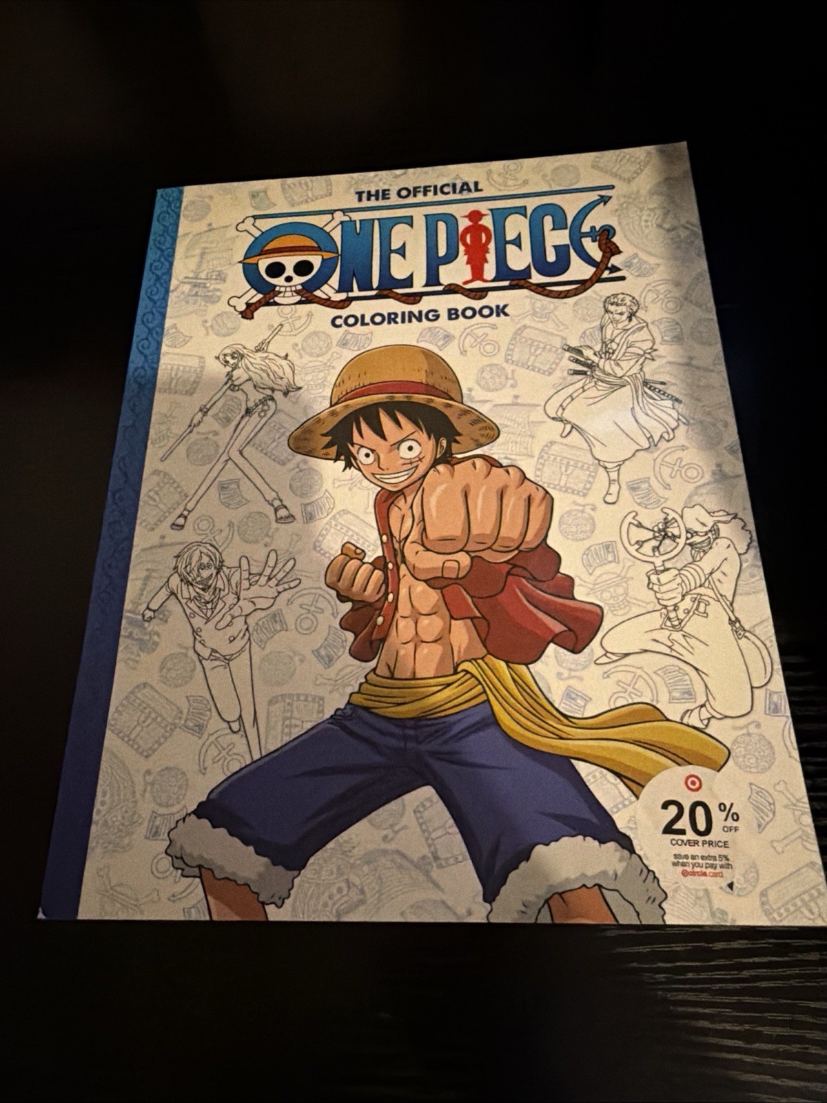 One Piece Coloring Book Scholastic Paperback 90+ Pages Anime Art Activity NEW