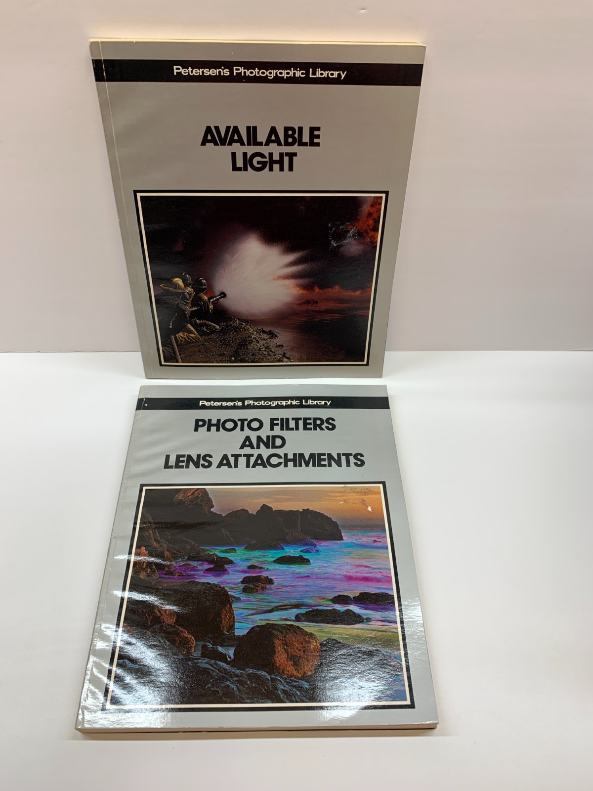 2 Photographic Library Bks Available Light & Photo Filters and Lens Attachments