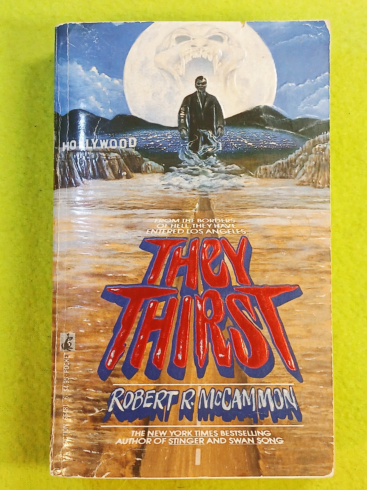 They Thirst Robert McCammon 1988 1st Printing Rare Horror Paperbacks From Hell