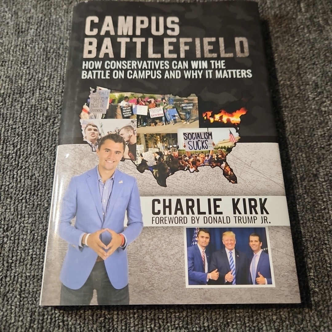 Campus Battlefield Charlie Kirk Collectable HARDCOVER 1st Edition