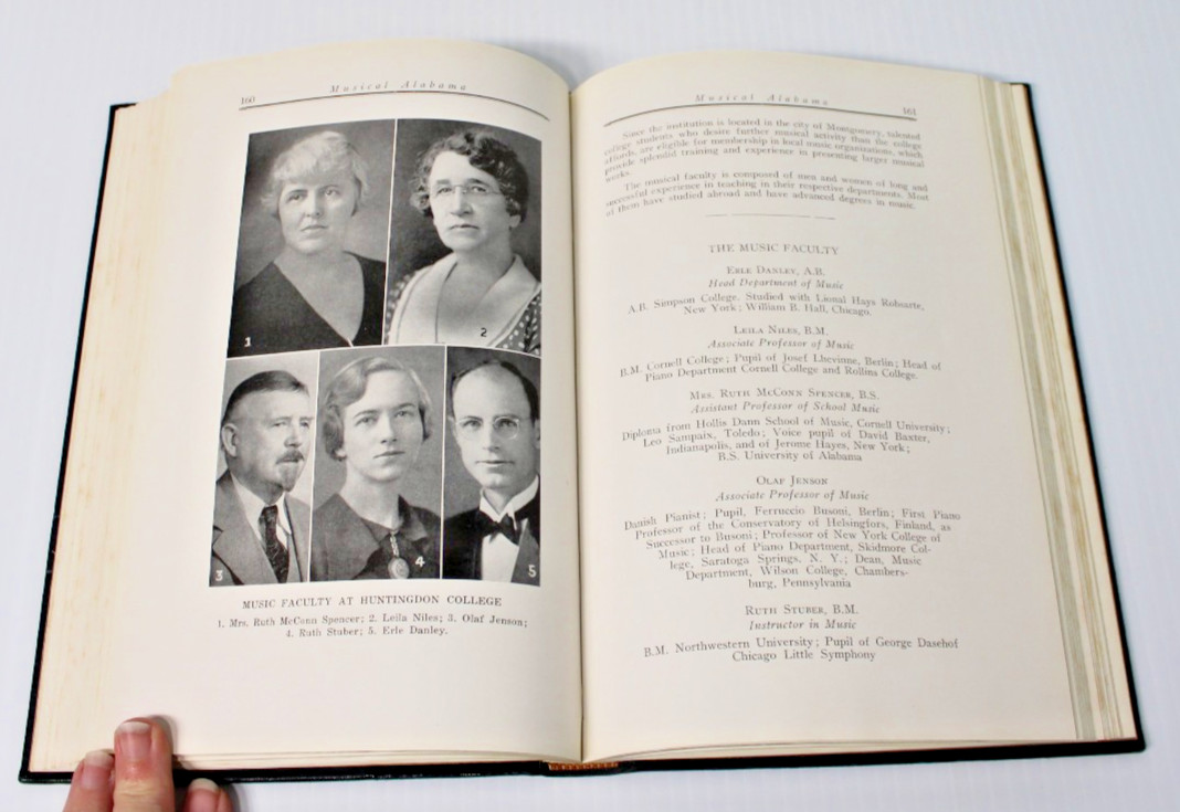 Rare 1936 Musical Alabama Vol 2, Issued by the Alabama Federation of Music Clubs