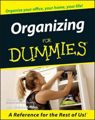 Organizing For Dummies – Paperback By Roth, Eileen – VERY GOOD