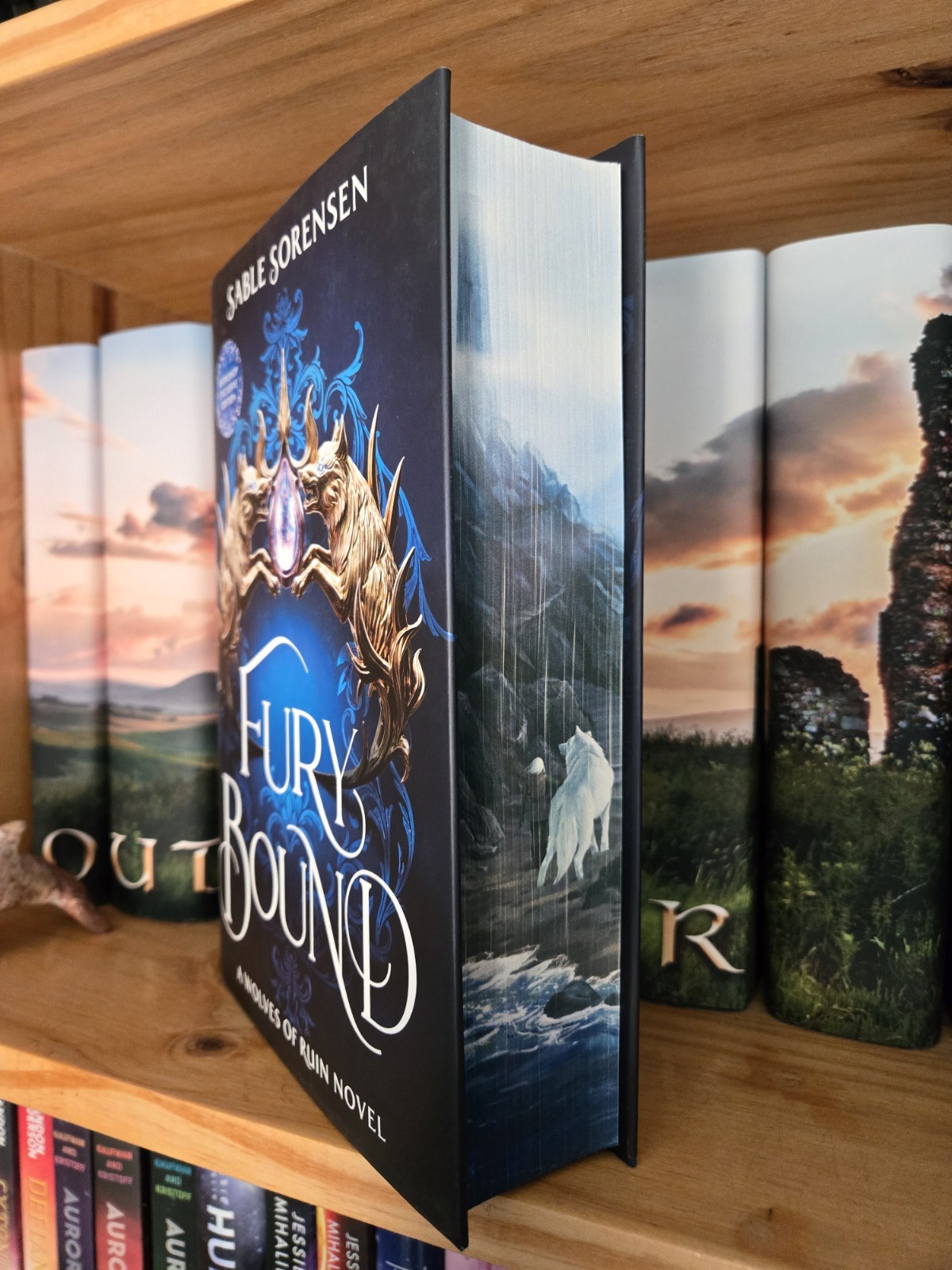 Fury Bound Waterstones Exclusive Special Edition Hardcover Sprayed Edges