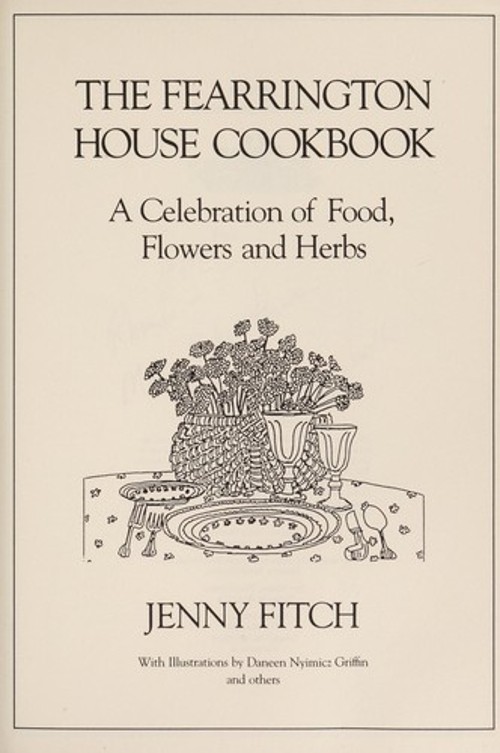 The Fearrington House Cookbook Ringbound Jenny Fitch