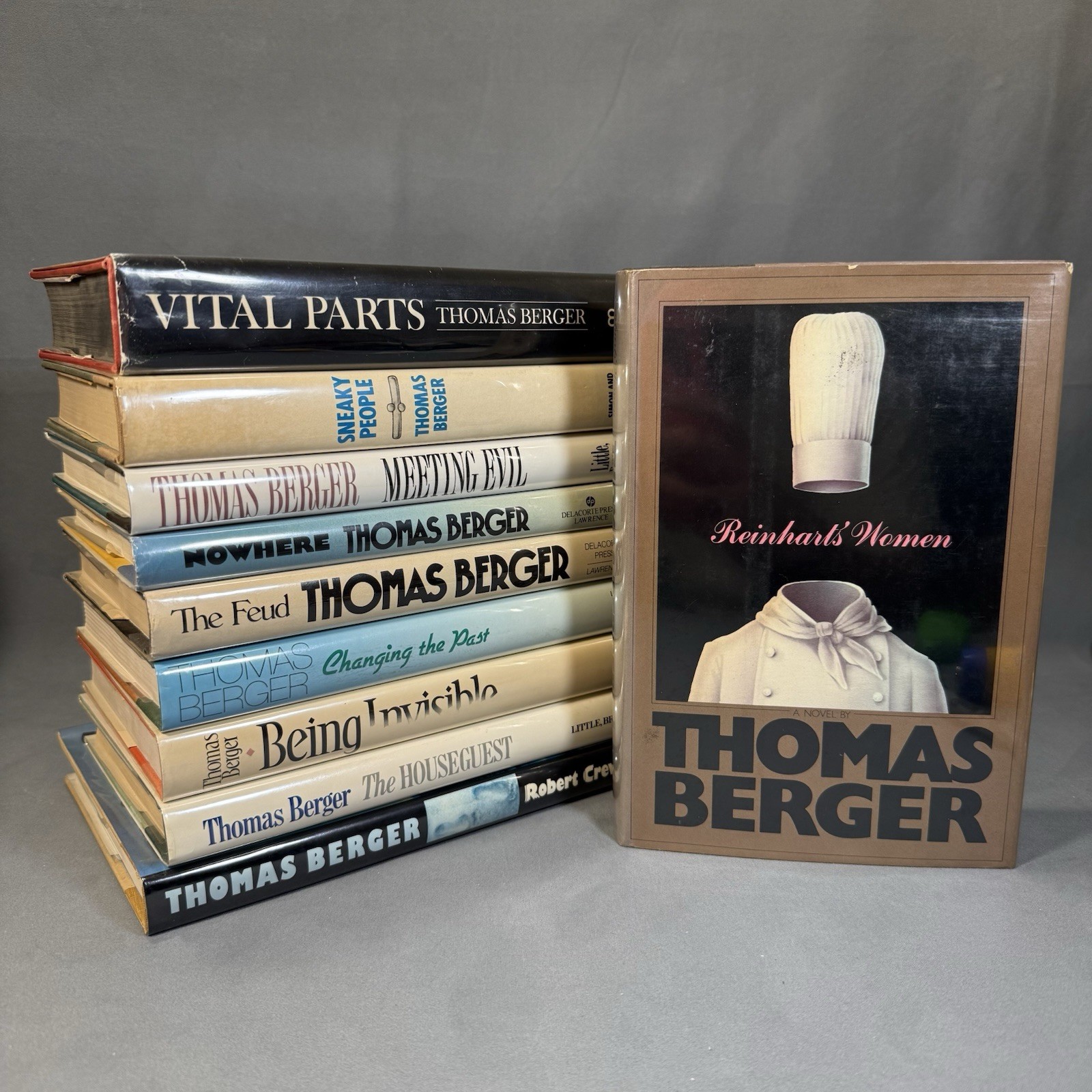 Thomas Berger First Edition Lot – 10 1st Print Books Reinhart’s HCDJ NF/Fine