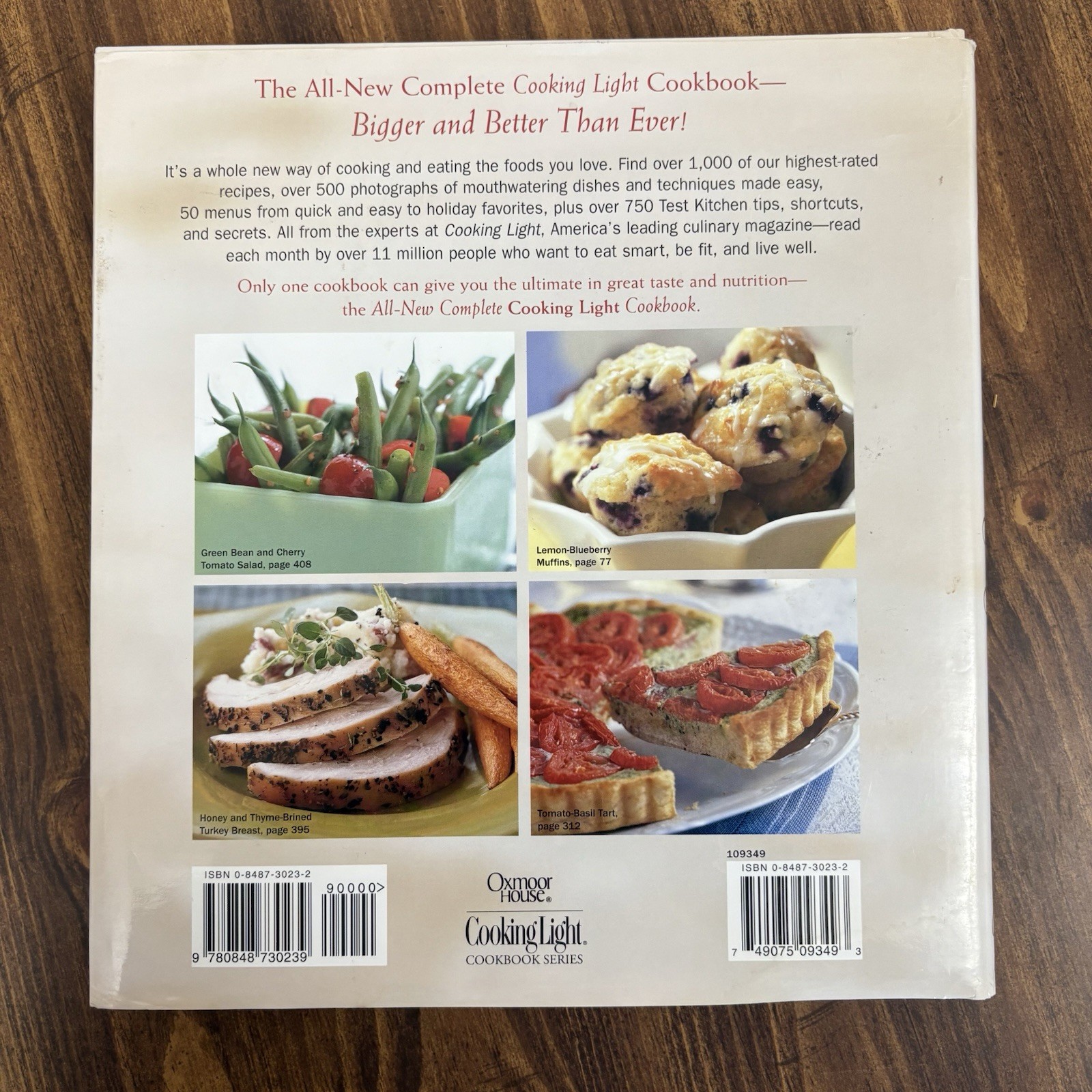 The All-New Complete Cooking Light Cookboook: First Printing 2006 564 Pages