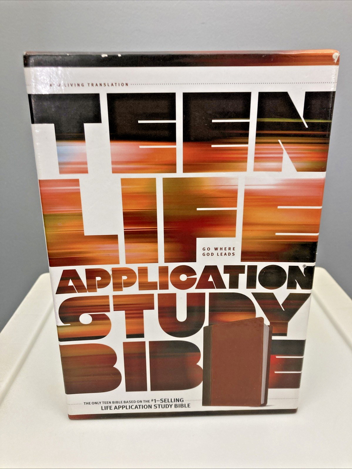 Teen Life Application Study Bible NLT (Leather / Fine Binding) Open Box