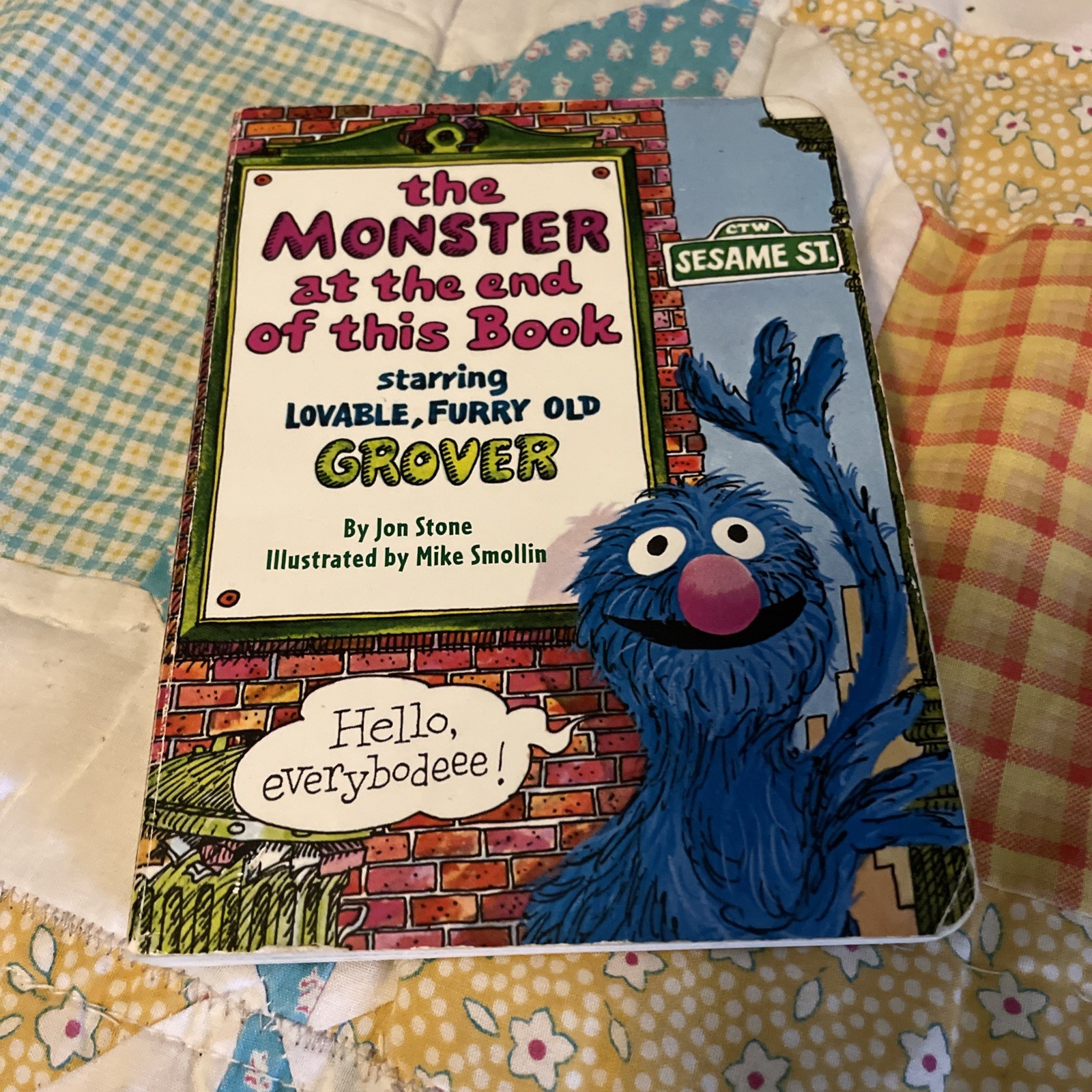 The Monster at the End of This Book; Sesame S- 0375805613, Jon Stone, Board Book