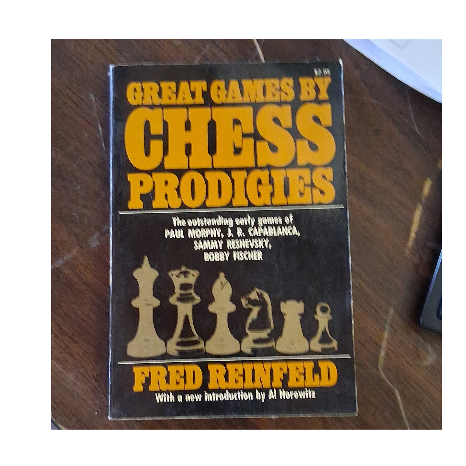 Fred Reinfeld Great Games by Chess Prodigies Paperback Collier Books 1972 Chess