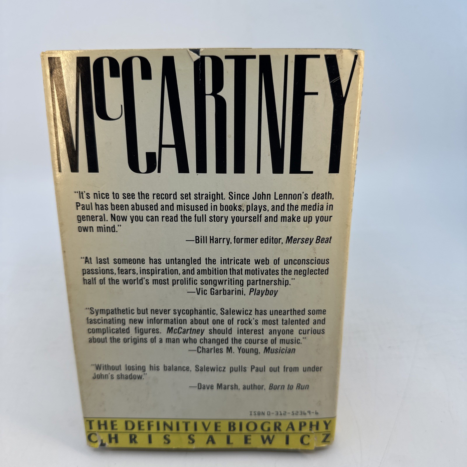 Paul McCartney Biography Salewicz 1986 1st HC DJ Music (AG92)