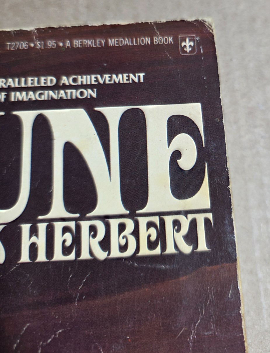 Dune by Frank Herbert paperback book Berkley 1975