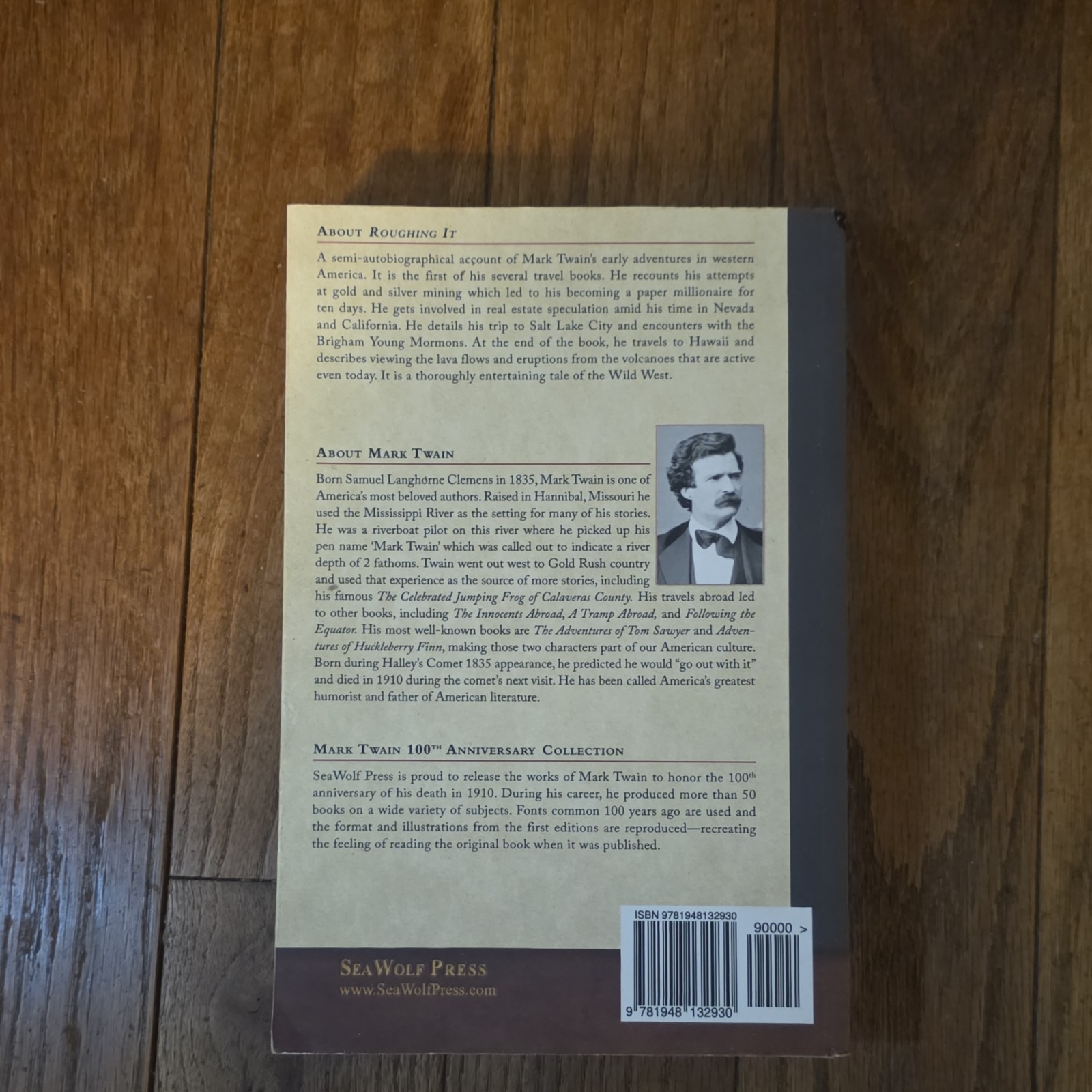 Mark Twain Roughing It: Original Illustrations Trade Paperback 2018 Miravista