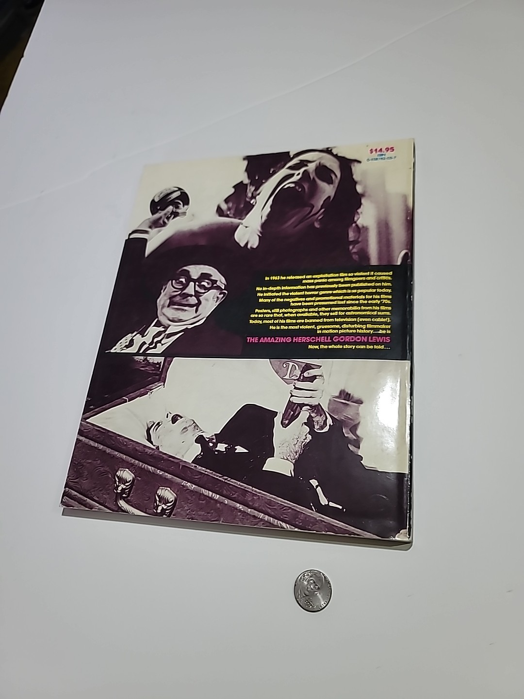 The Amazing Herschell Gordon Lewis Book Autographed As Shown