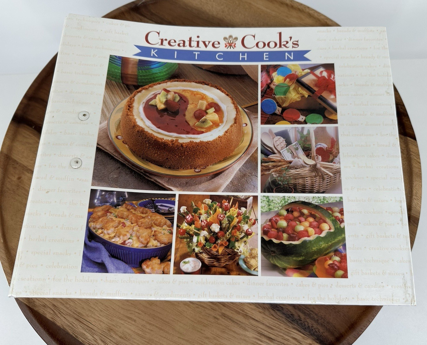Creative Cooks Kitchen Cookbook 3 Ring Binder