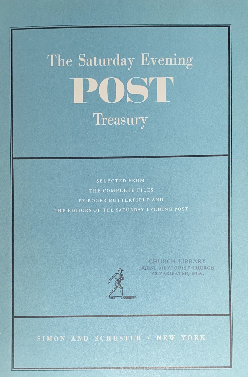 The Saturday Evening Post Treasury Book 1954 Simon & Schuster 1st Printing