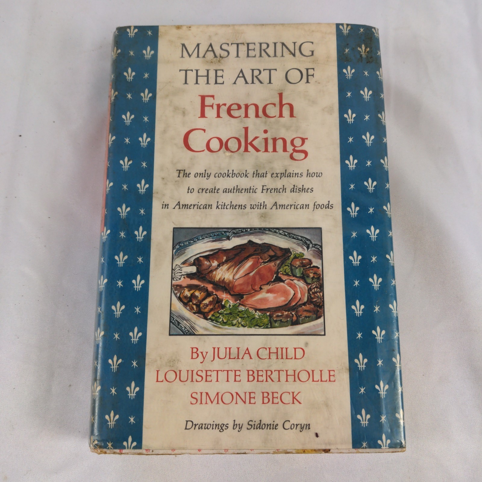 RARE! Mastering The Art of French Cooking by Julia Child, Vol 1 (1971) FINE HCDJ