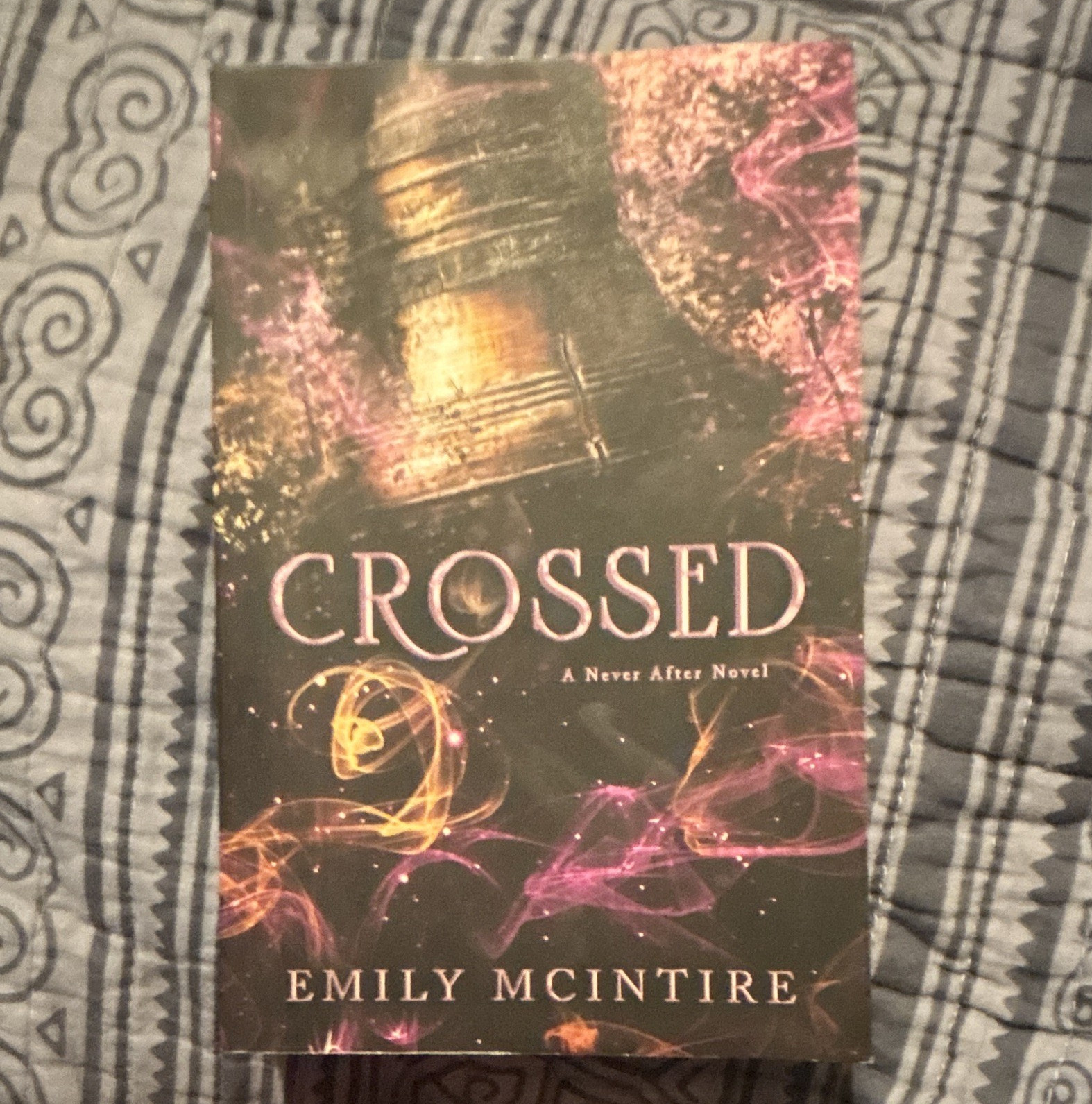 Emily McIntire Crossed (Never After Series) Paperback Novel 2023 Bloom Books