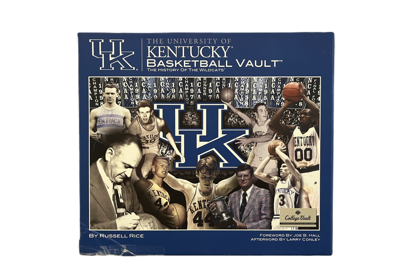 University of Kentucky Basketball Vault Book 2008 Hardcover w/ Slipcase Rice